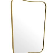 Mirror Vivienne brushed brass finish