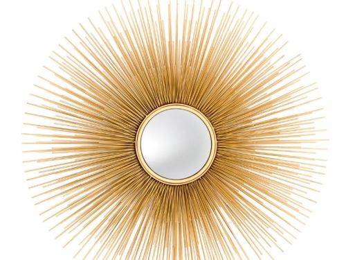 Mirror Solaris gold finish L