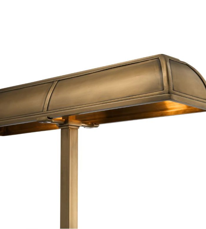 Lamp Banker Trust brass finish