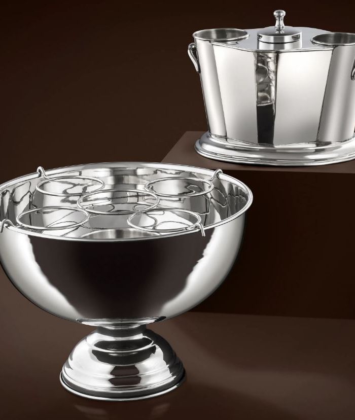 Champagne Urn Crespa nickel finish