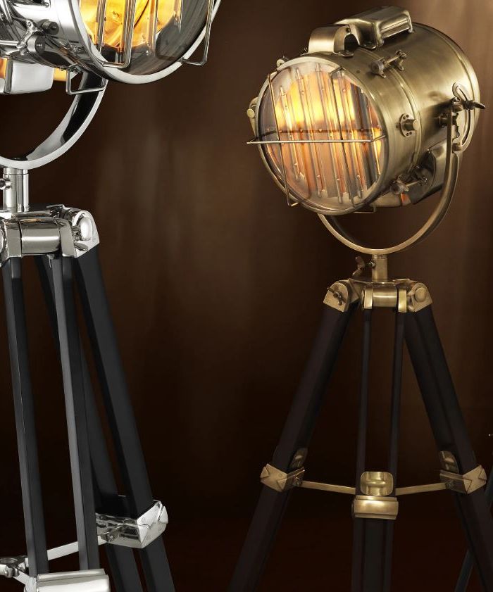 Floor Lamp Atlantic brass finish
