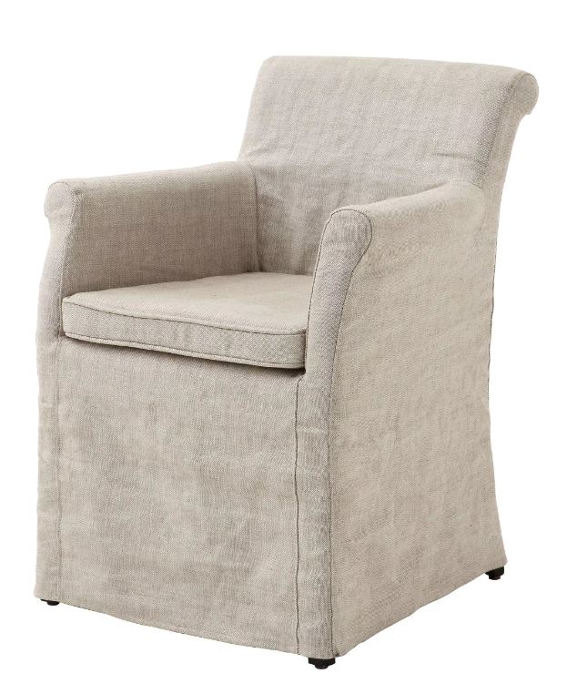 Dining Chair Tampa off white linen (slipcover) – U