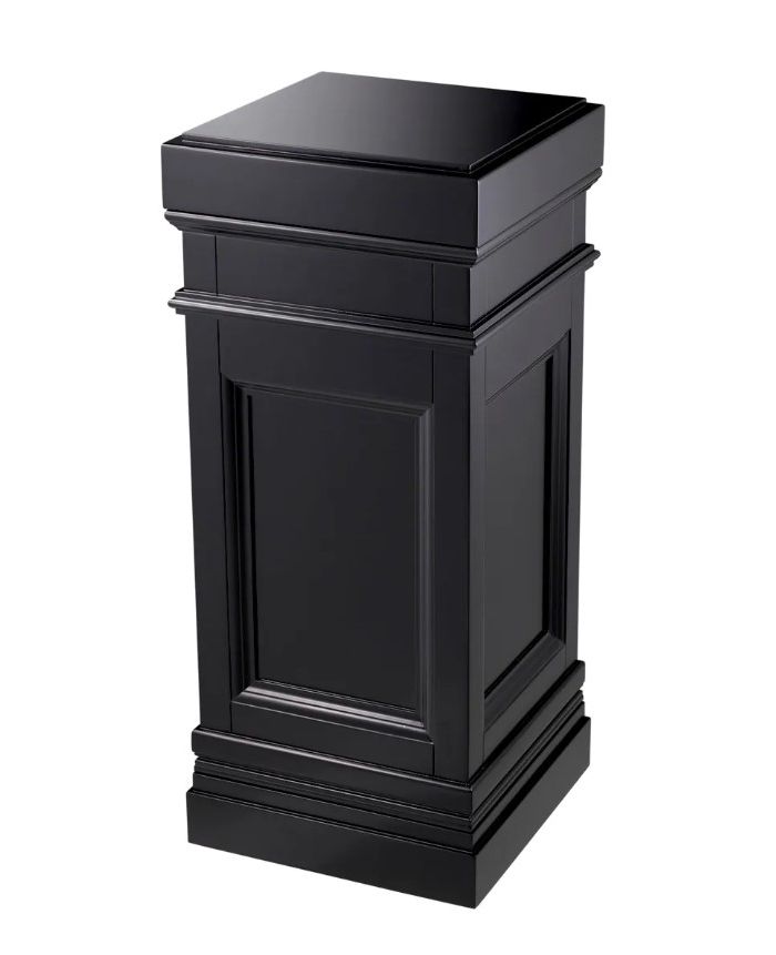 Column Marceau waxed black finish