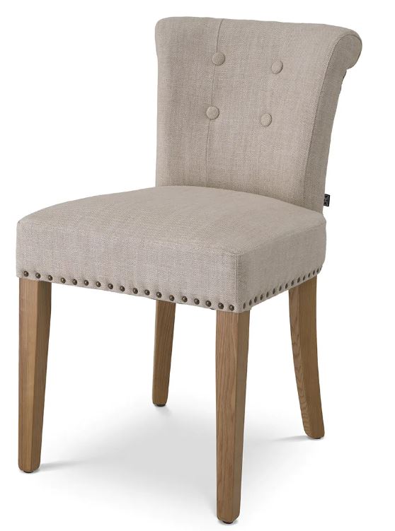 Dining Chair Key Largo off white linen