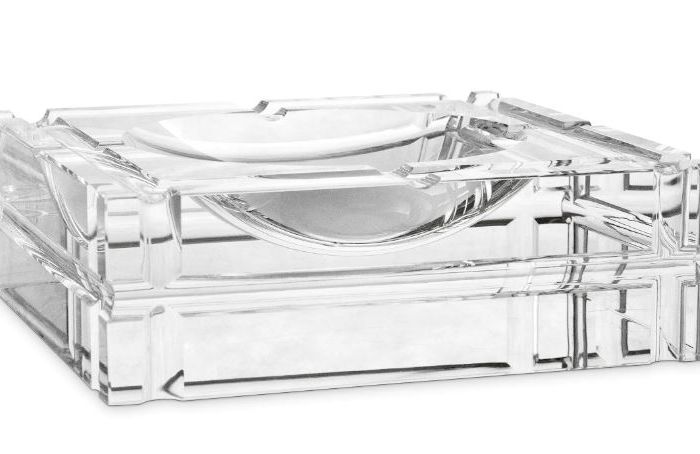 Ashtray Nestor crystal 21x21cm