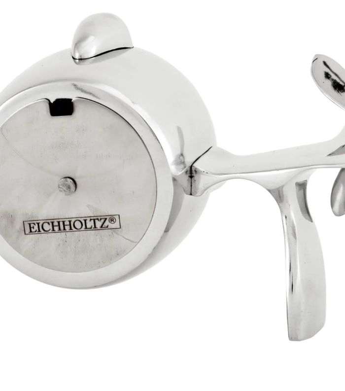Clock Commander polished aluminium