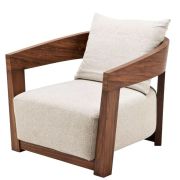 Chair Rubautelli walnut veneer loki natural – U