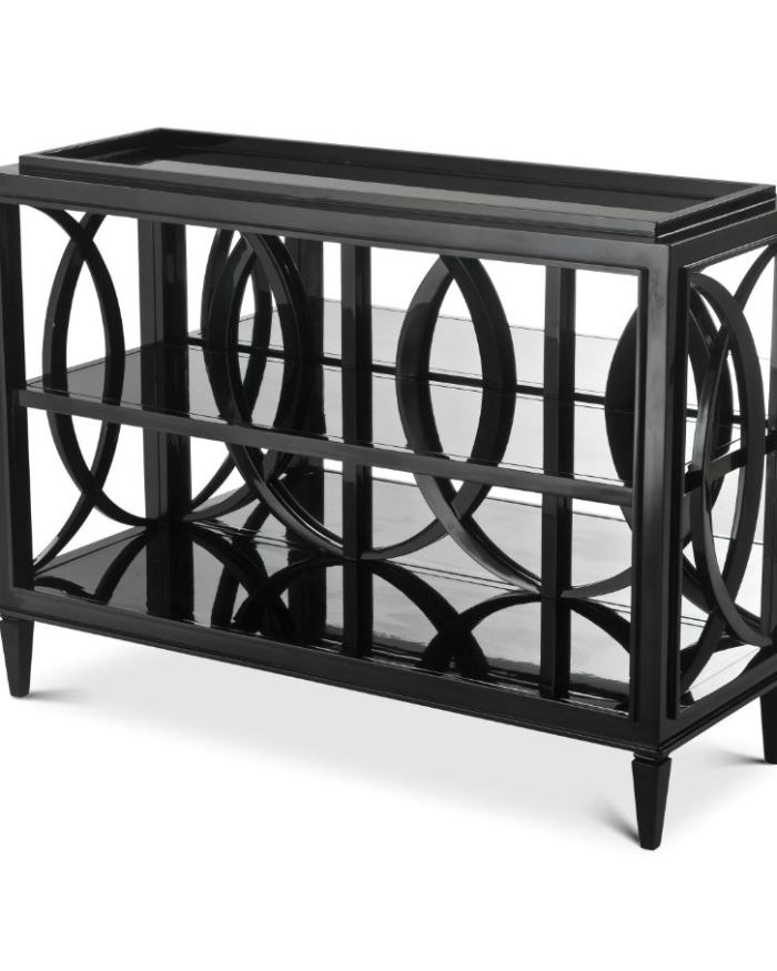 Cabinet Forsythe piano black finish