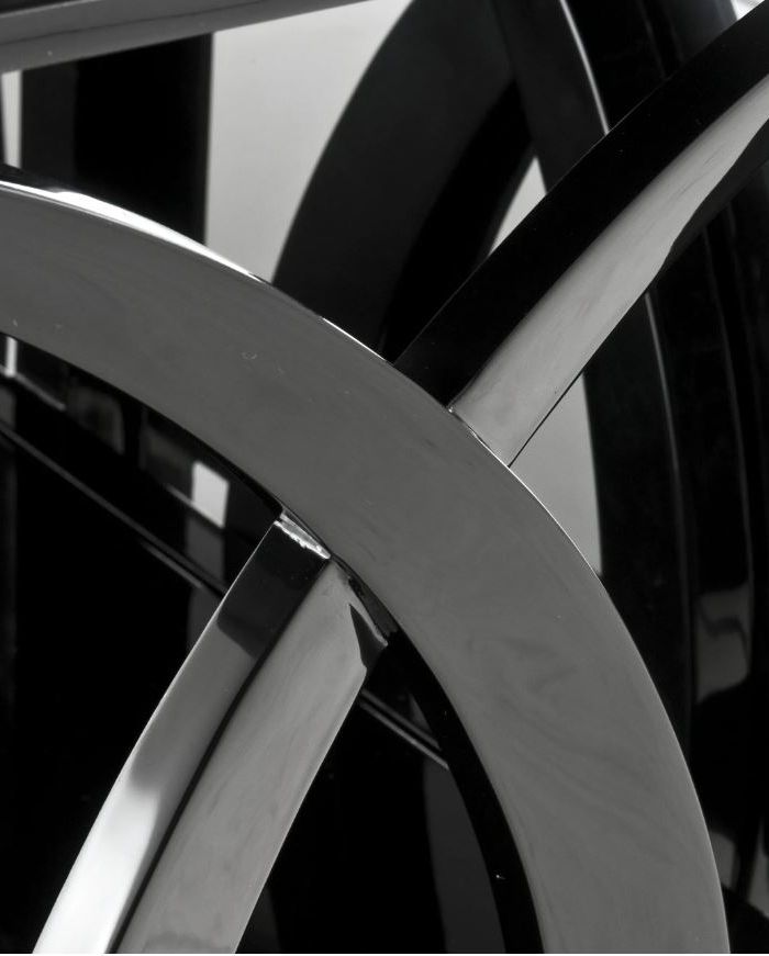 Cabinet Forsythe piano black finish