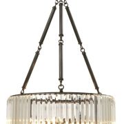 Chandelier Infinity gunmetal finish