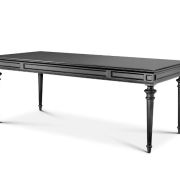 Dining Table Wallace waxed black finish