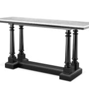 Console Table Walford waxed black finish