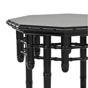 Side Table Octagonal piano black finish