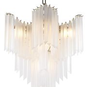 Chandelier Pulsar frosted glass