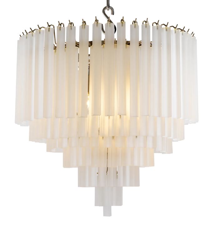 Chandelier Nova frosted glass