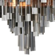 Chandelier Salerno smoke glass