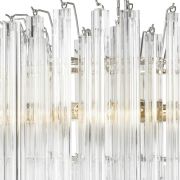 Chandelier Salerno clear glass