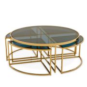 Coffee Table Padova gold finish