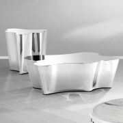 Coffee Table Sceptre polished stainless steel