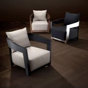 Chair Rubautelli black finish loki natural