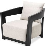 Chair Rubautelli black finish loki natural