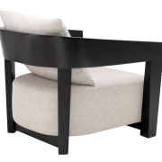 Chair Rubautelli black finish loki natural