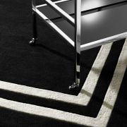 Carpet Celeste black & off white 2x3m