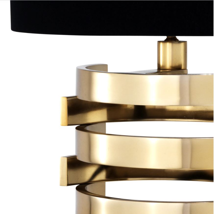 Table Lamp Boxter S gold finish incl shade