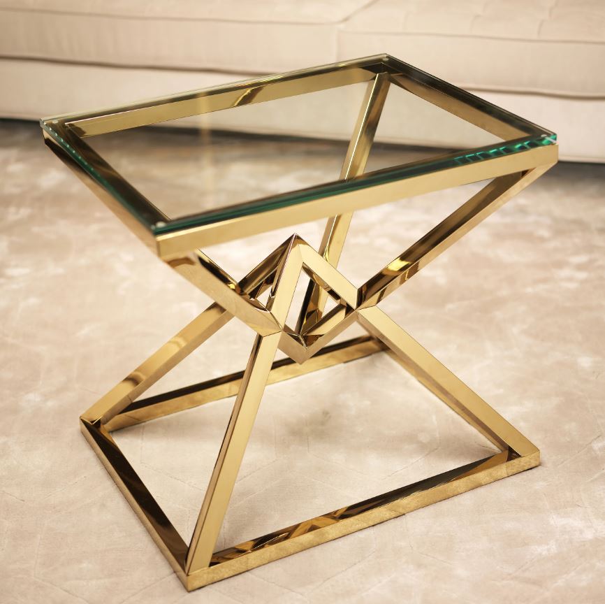 Side Table Connor gold finish