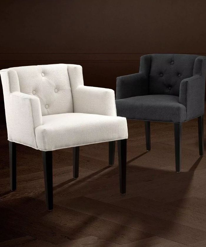 Dining Chair Boca Raton arm panama natural