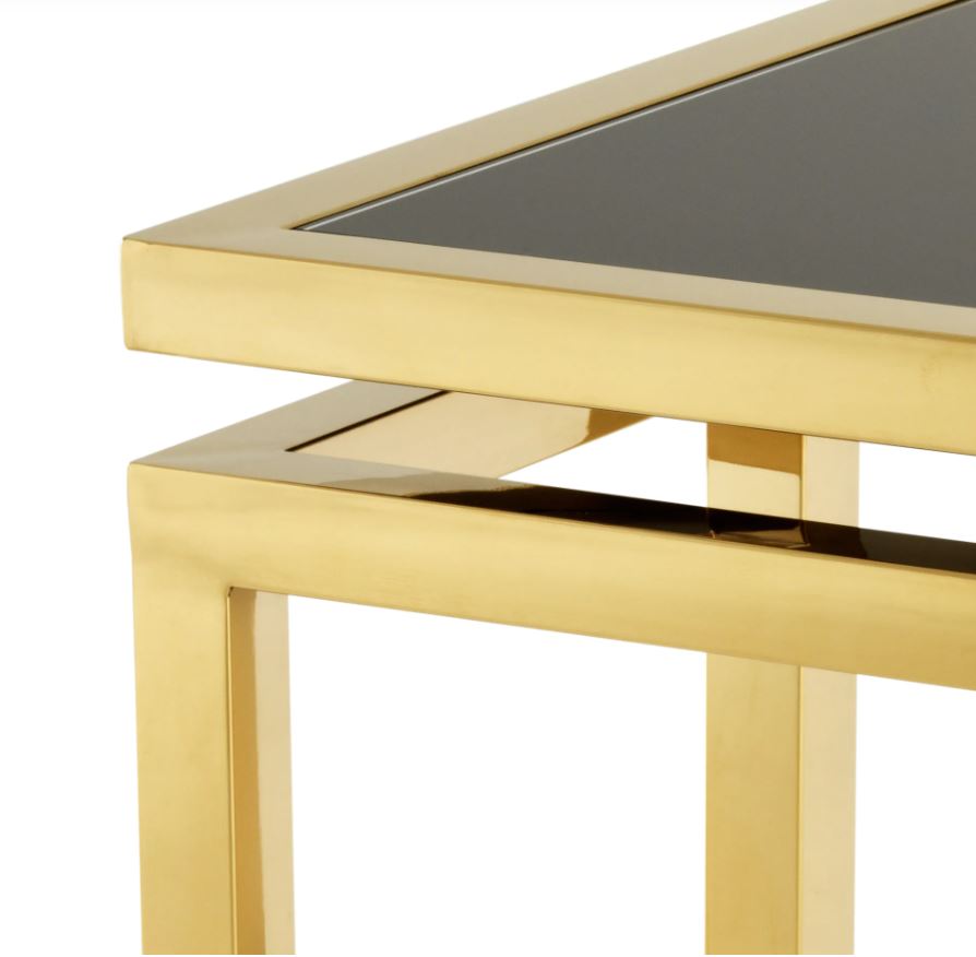 Side Table Palmer gold finish