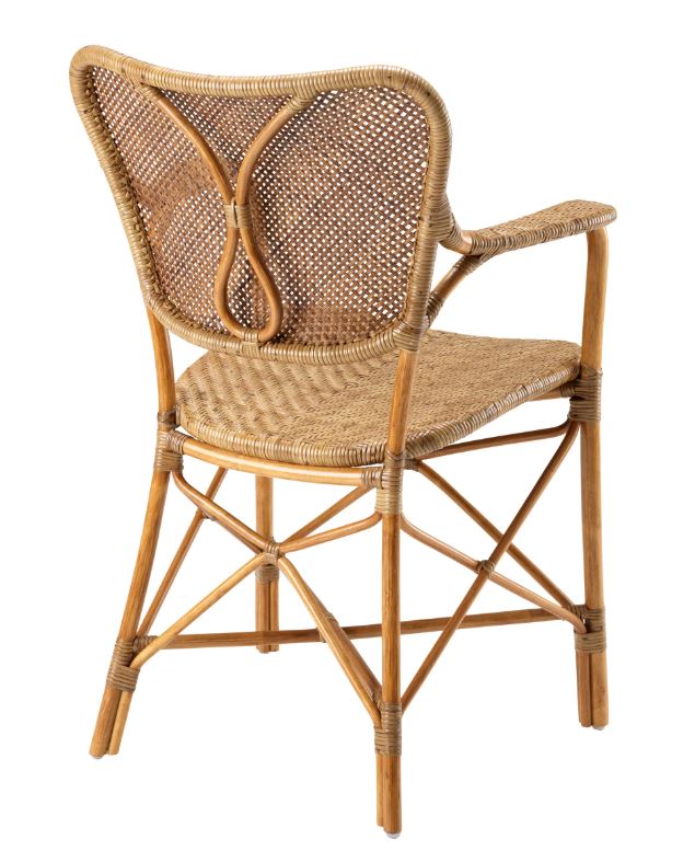 Chair Colony with arm honey finish