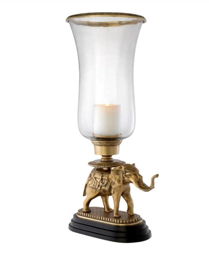 Hurricane Elephant vintage brass finish