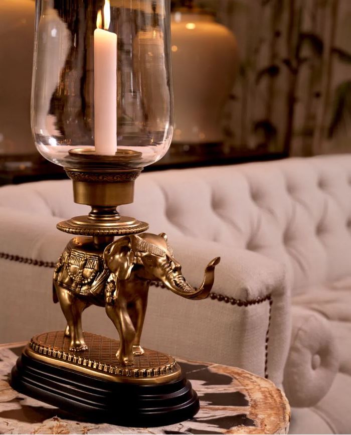 Hurricane Elephant vintage brass finish