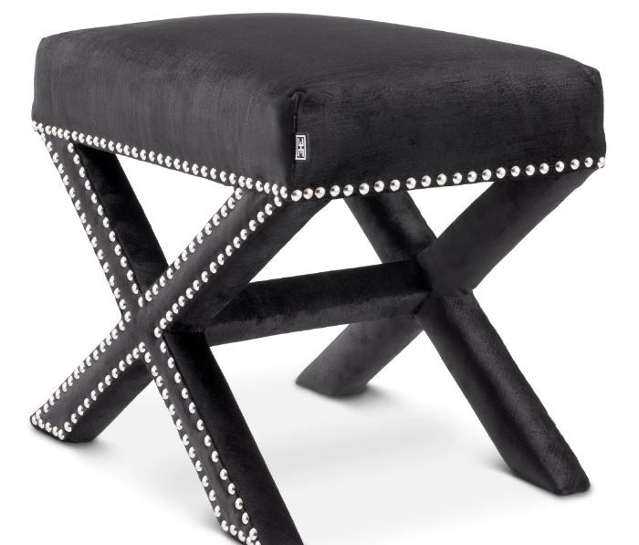 Stool Perugia essex black