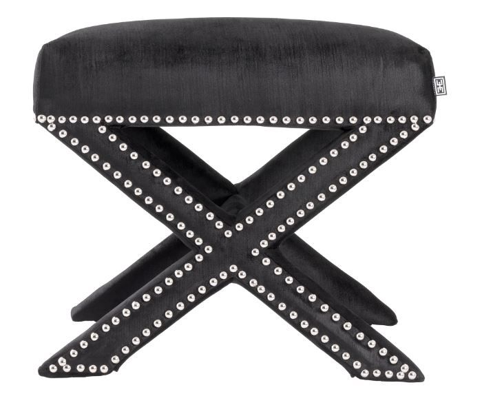 Stool Perugia essex black