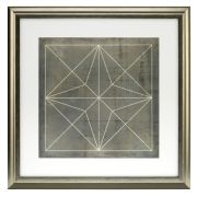 Prints EC232 Geometric Blueprints set of 6