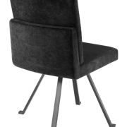 Dining Chair Dirand bronze finish black velvet