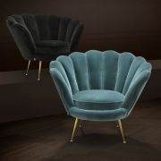 Chair Atlantis cameron deep turquoise