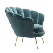 Chair Atlantis cameron deep turquoise