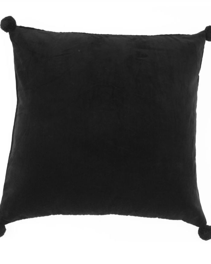 Pillow Lacombe black velvet 60 x 60 cm