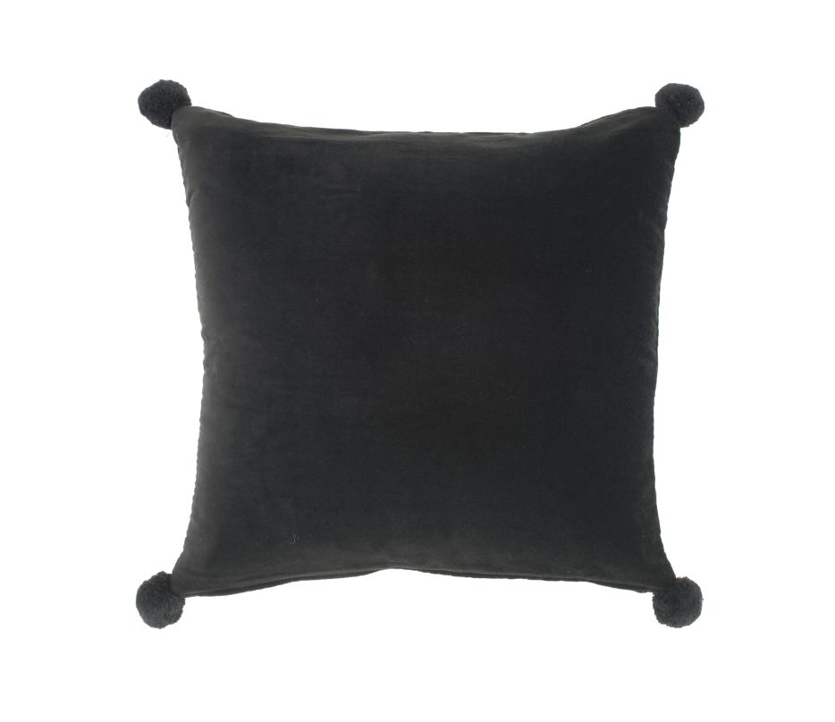 Pillow Salgado black velvet 50 x 50 cm