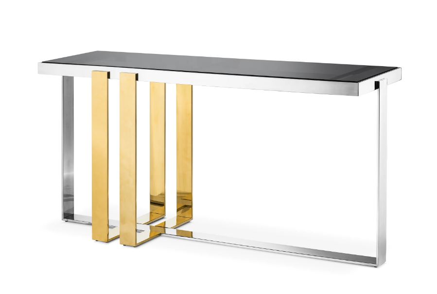 Console Table Belgo polished ss | gold finish