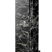 Column Caselli black faux marble