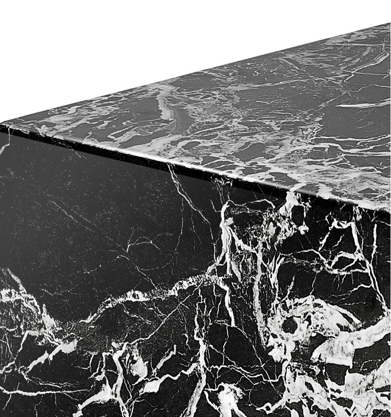 Cube Link black faux marble