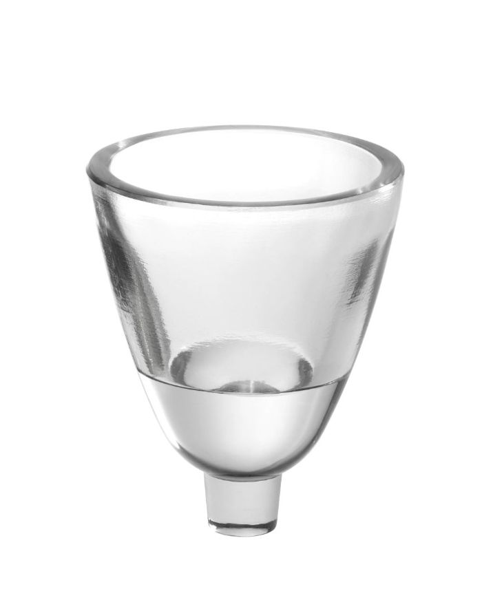 Candle Holder Shade Lilly smoke glass