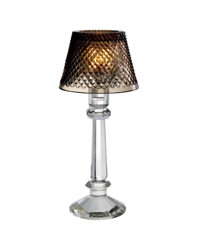 Candle Holder Shade Lilly smoke glass
