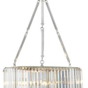 Chandelier Infinity nickel finish