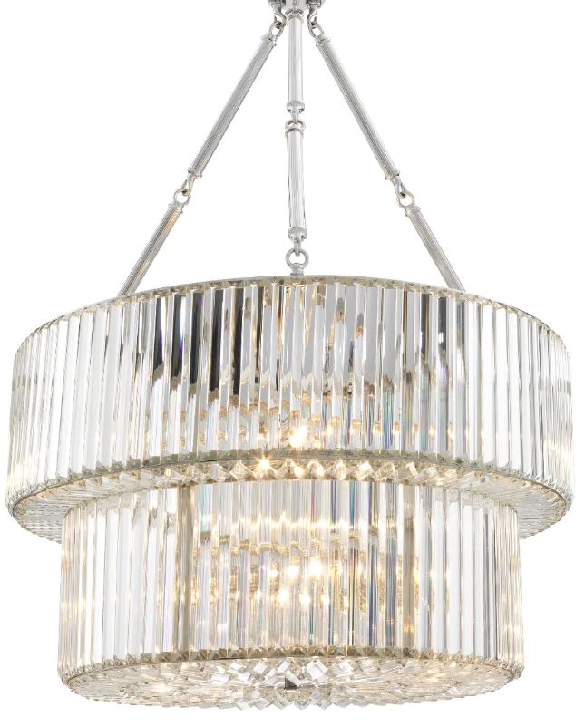 Chandelier Infinity Double nickel finish