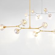 Chandelier Salasco gold finish